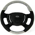 View Item Range Rover L322 Heated Steering Wheel - Silver Carbon - Sport Grip - Napa leather